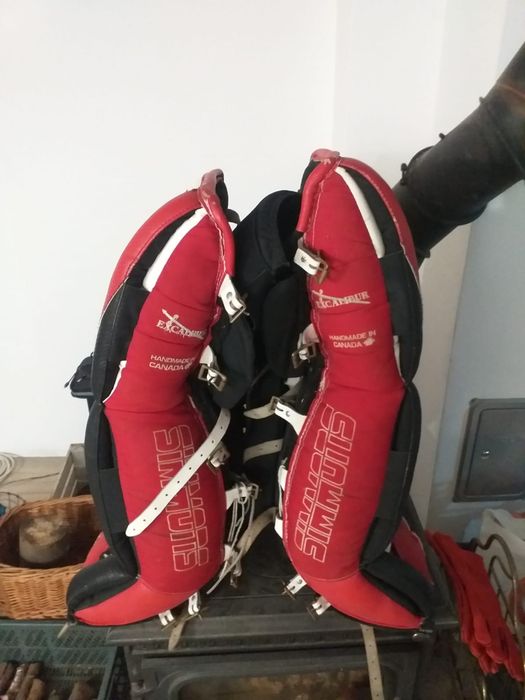 Hokejowy sprzęt bramkarski