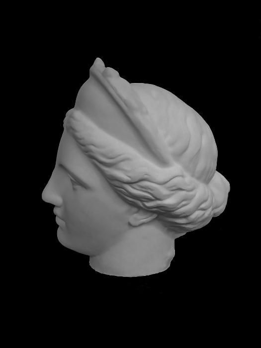 Голова гипсовая Венера Капуа (в кокошнике) 30см.