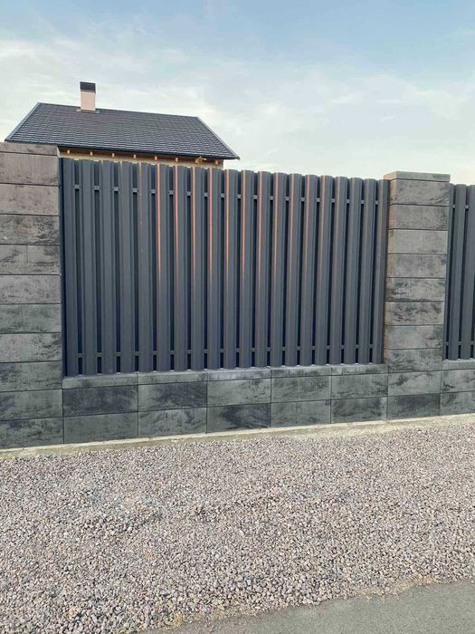 Штакетник металлический - купить металлоштакетник ‼️ Без посередників!