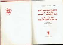 7775 - Recordações da Casa dos Mortos/  Dostoievski