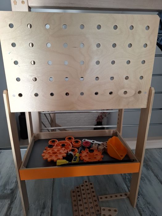 Stolik interaktywny warsztat hape drewniana zabawka