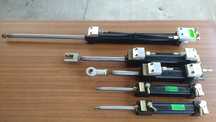 Conjunto de 5 pistons hidráulicos + bomba + 4  pés elevadores