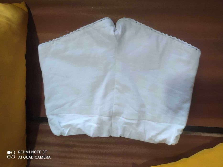 Calção menina branco Lolittos 8 anos