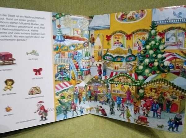 Книга віммєльбух різдво wimmelbuch