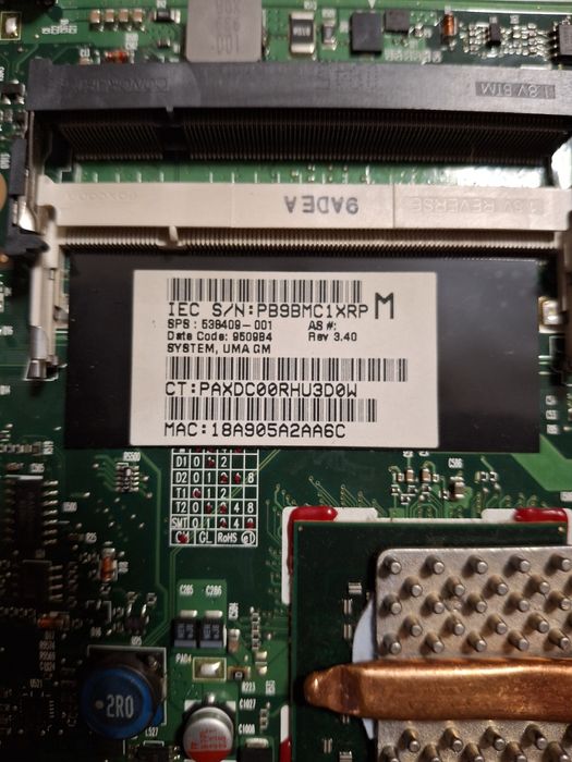 HP Compaq Motherboard64354227362177121