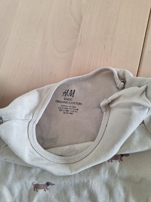 Body na krótki rękaw H&M r 86