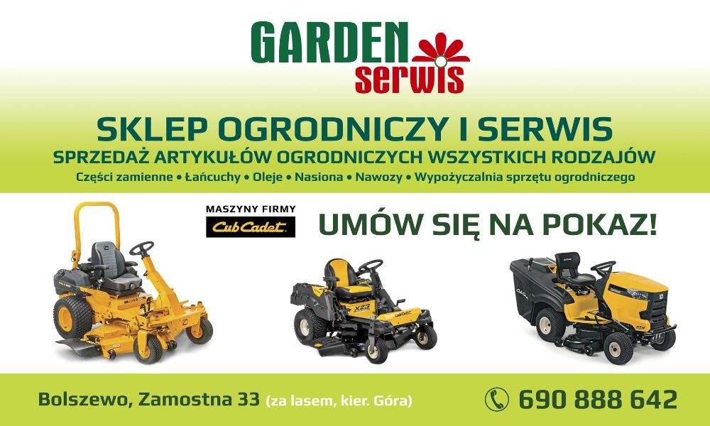 Nowy Traktorek cub cadet Xz2 127 cm garden serwis