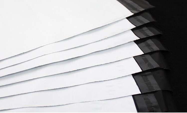 5pcs Sacos Envelopes Brancos Resistentes ao transporte