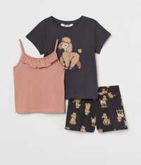 Костюм H&M для дівчинки шорти футболка майка сукня
