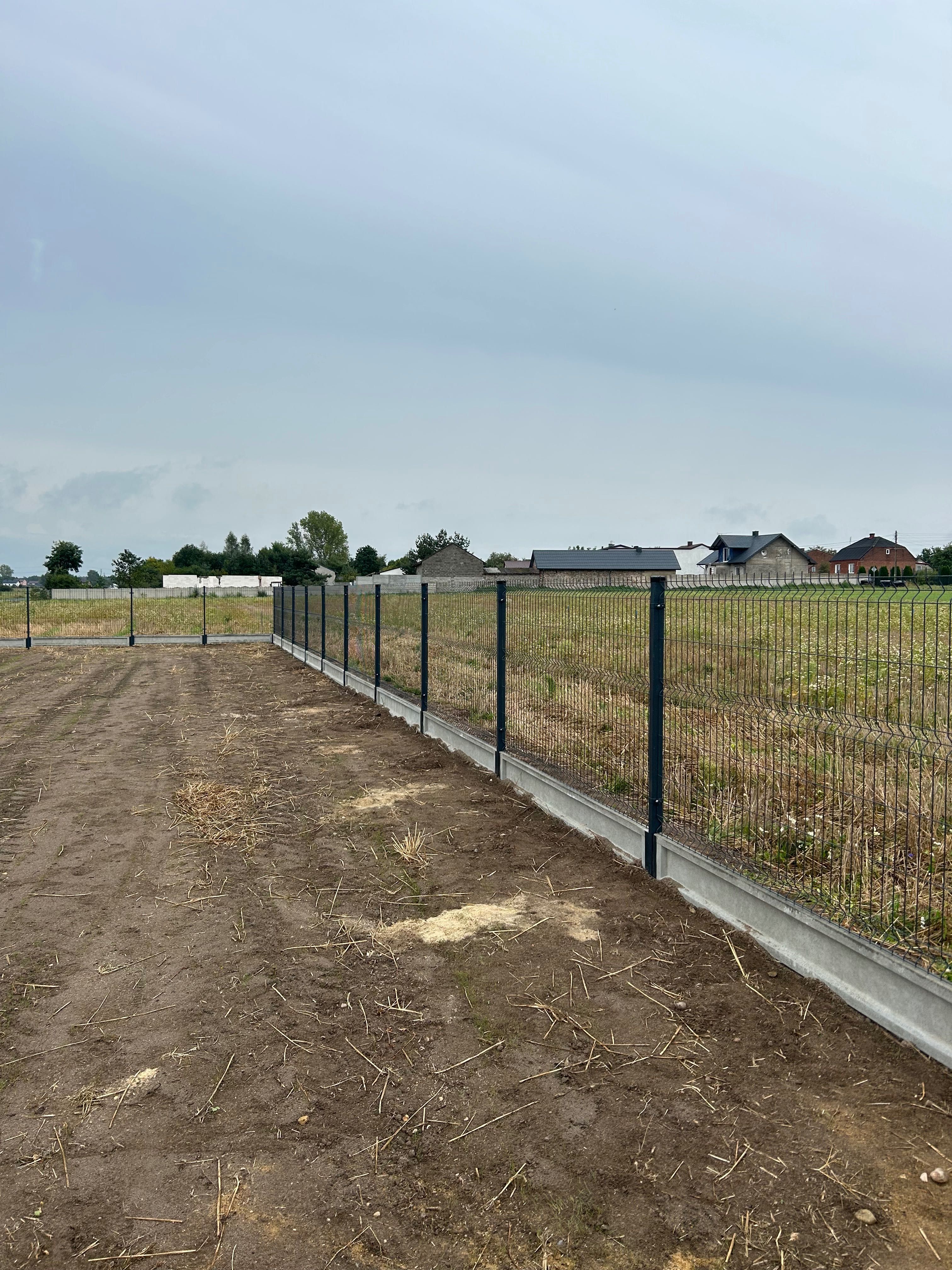 Ogrodzenie panelowe 3D KOMPLET słupki panele podmurówki obejmy BRAMY