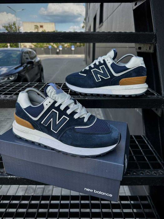 !АКЦІЯ! New Balance 574 Legacy Blue Yellow White 41 42 43 44 45 нб