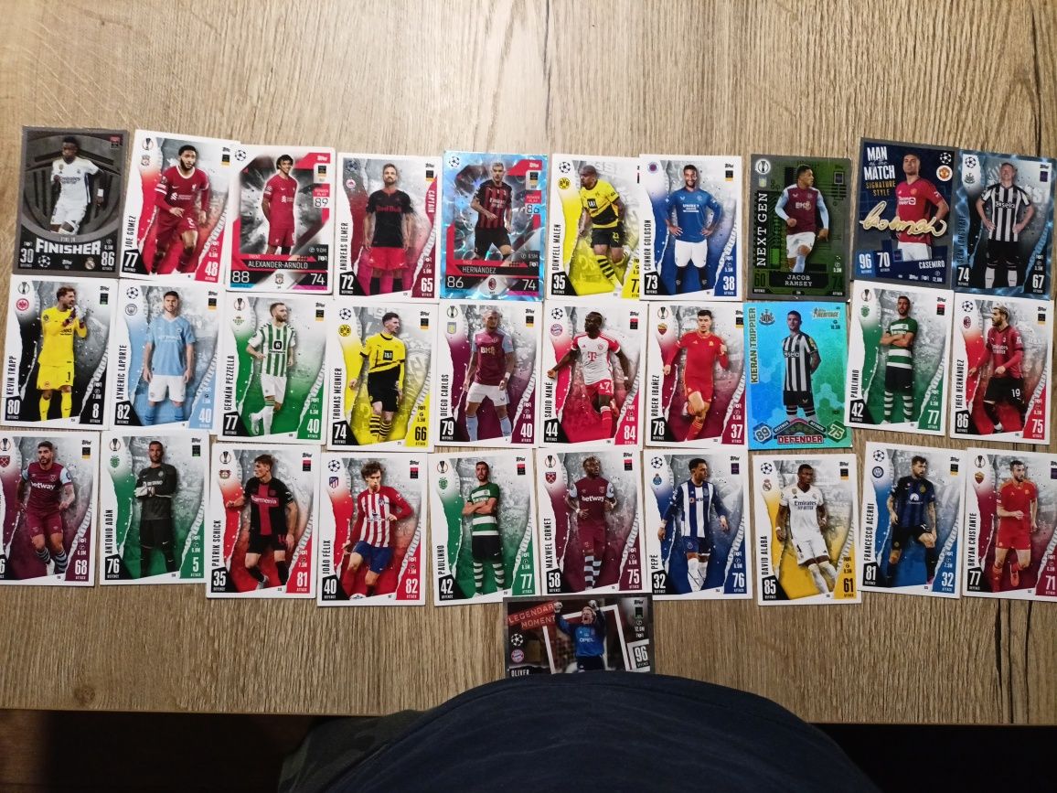 Karty piłkarskie match attax