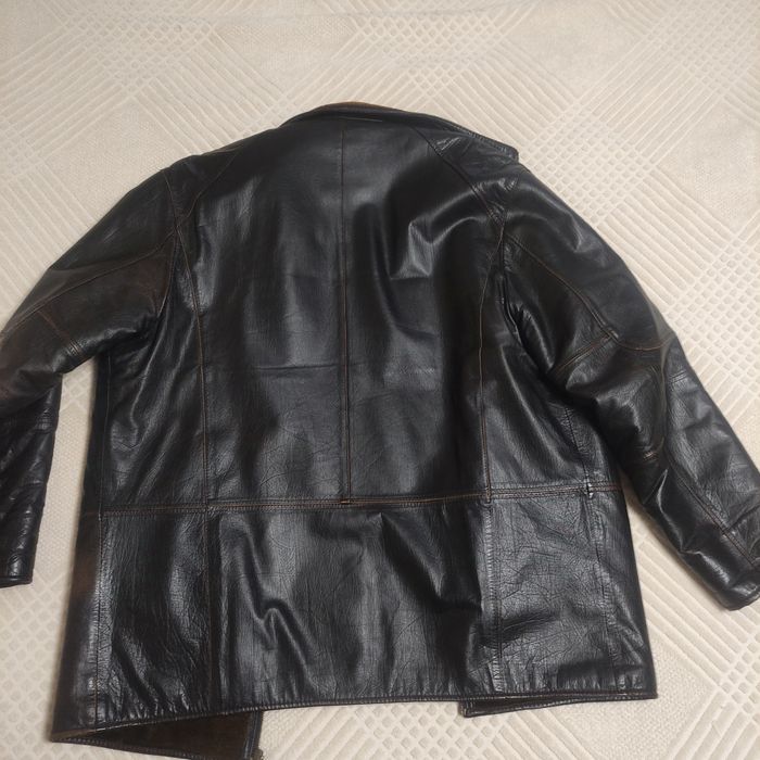 Куртка зимова шкіряна