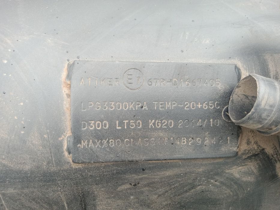 Газовый балон с мульти клапаном