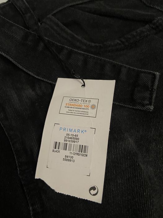 Saia de ganga preta de menina