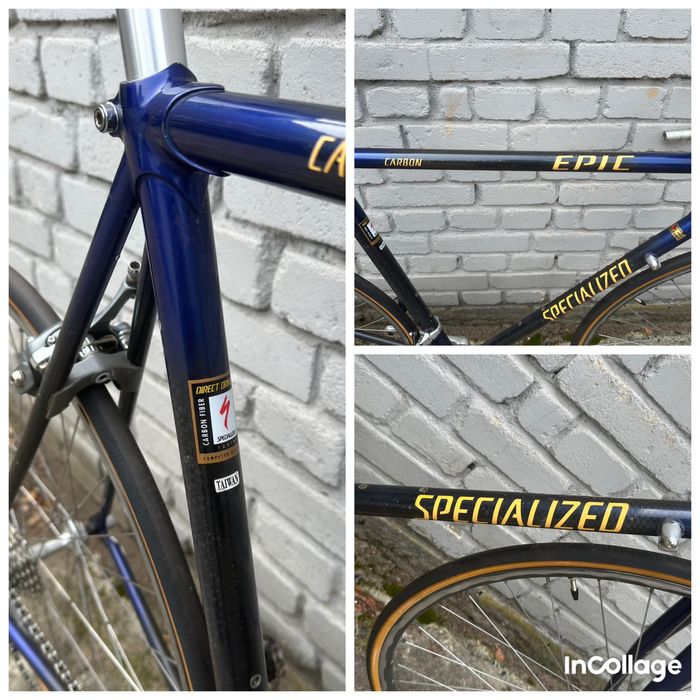 Retro Kolarzówka Szosa Specialized Epic Carbon Shimano 600 Tricolor