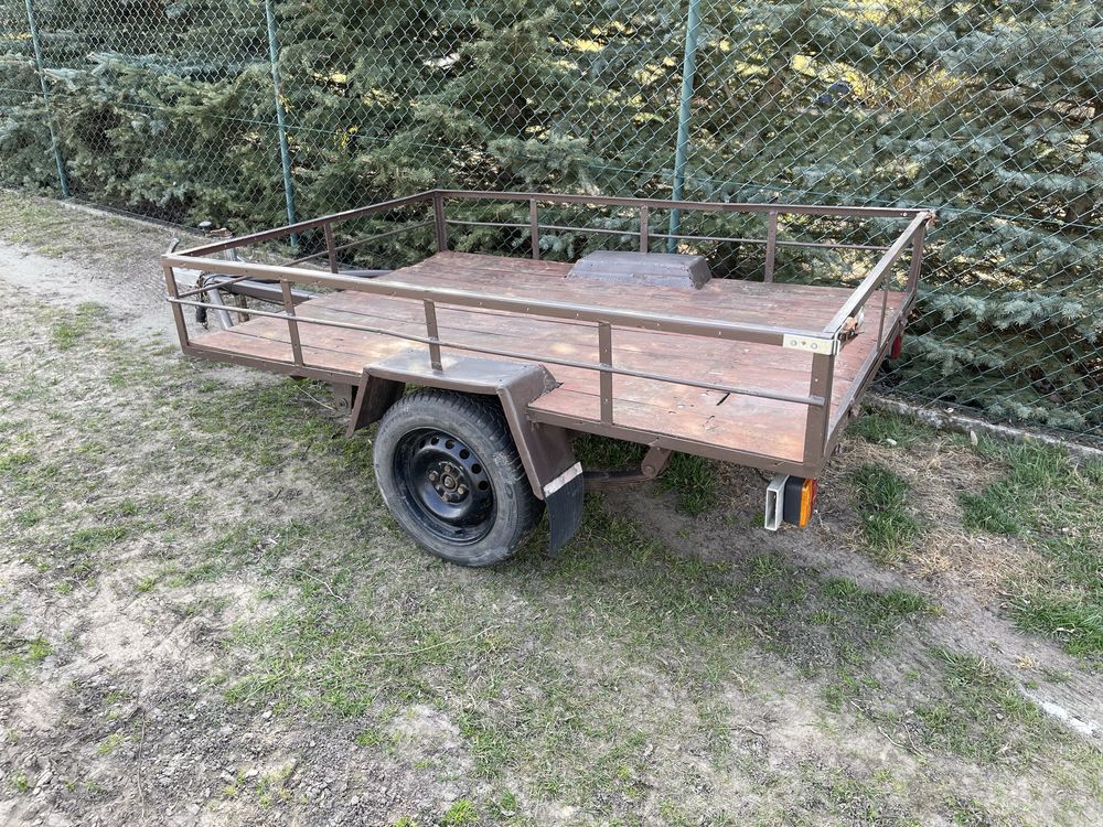 Przyczepka lekka z najazdami Platforma do Quada szeroka 130cm