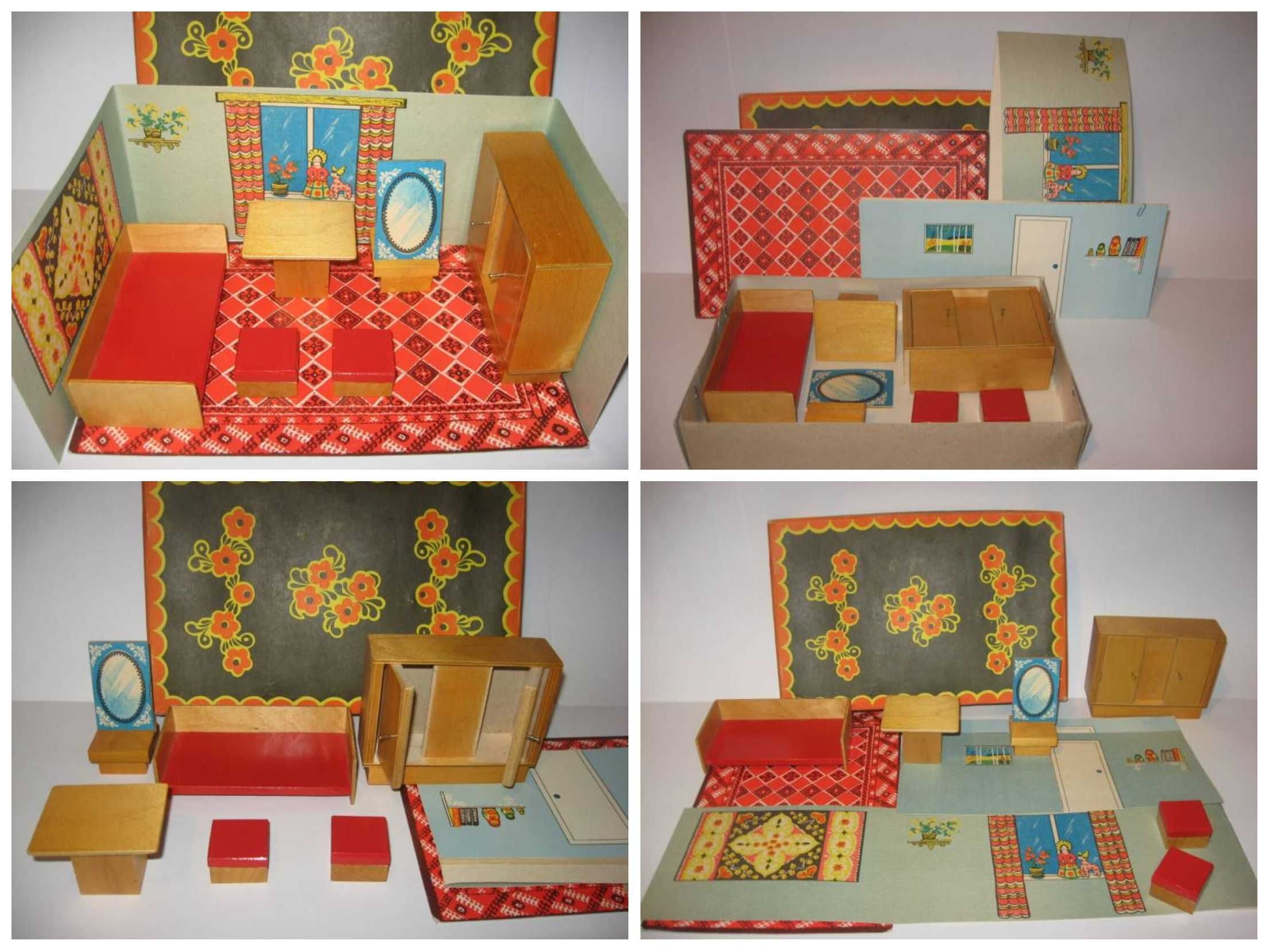 Кукольная мебель посуда Малютка- школьная парта  про-во СССР