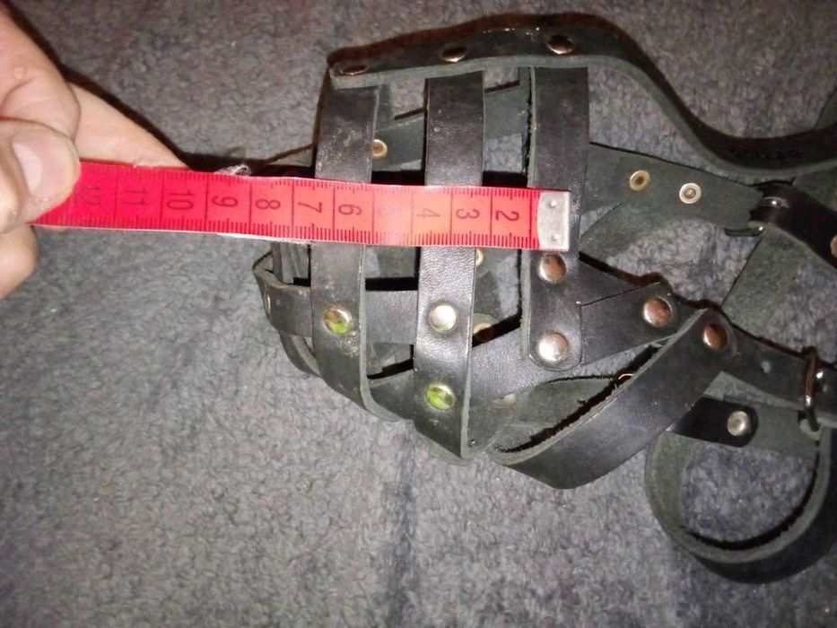 Намордник шкіряний