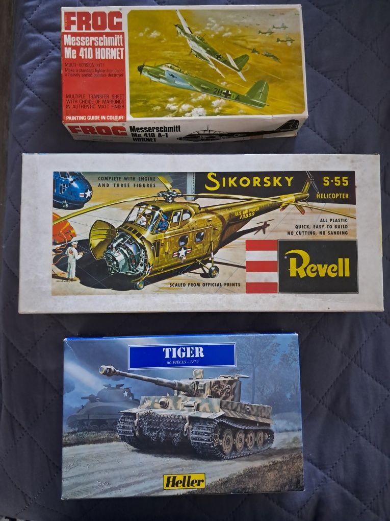 Modele do sklejania Rewell, Heller, Froc