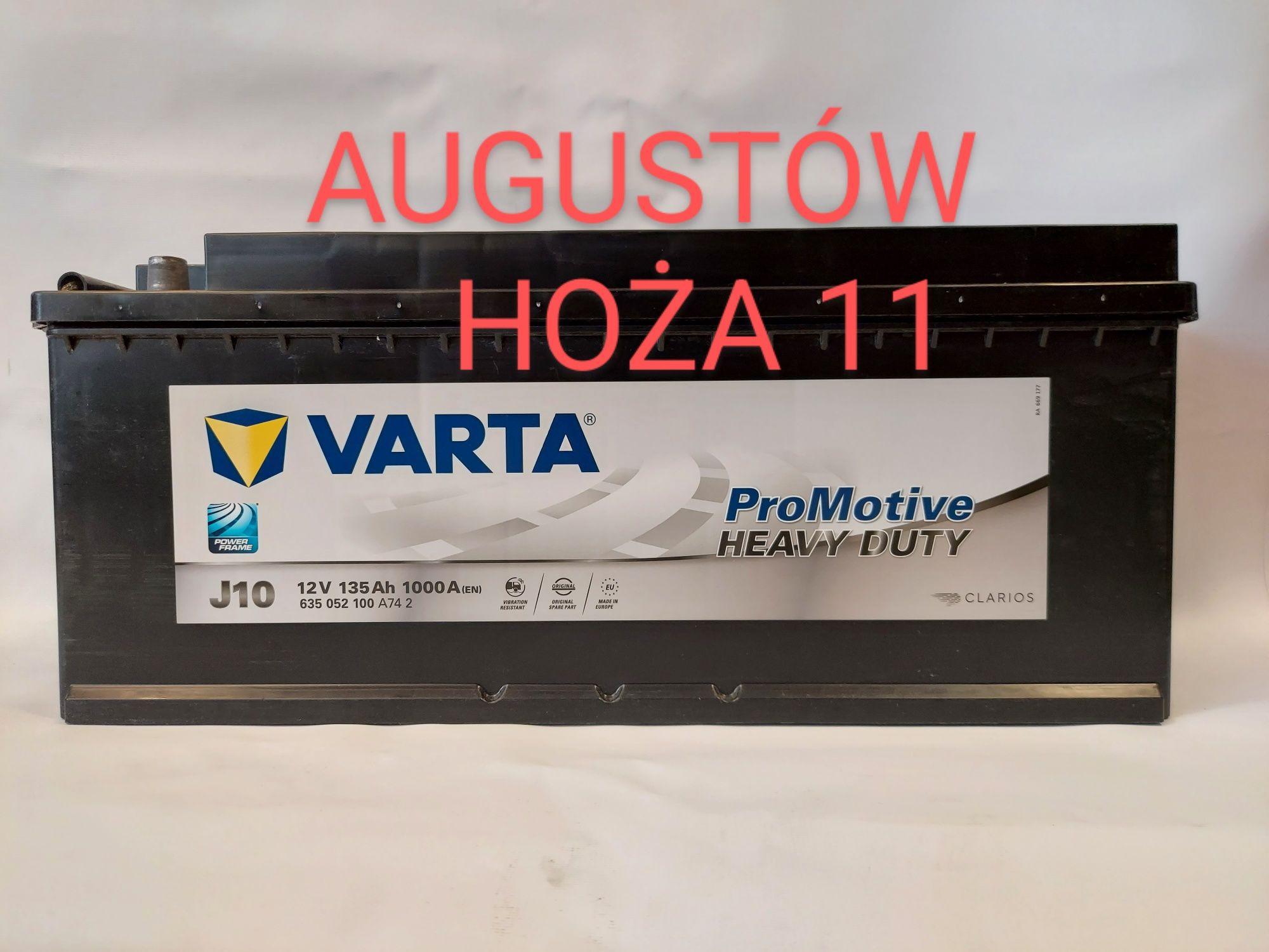 Akumulator VARTA J10 135AH/1000A  Promotive Black