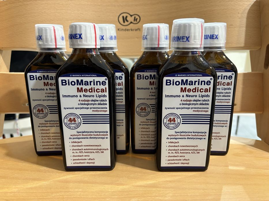 BioMarine Medical 6x200ml 4 rodzaje olejow rybich