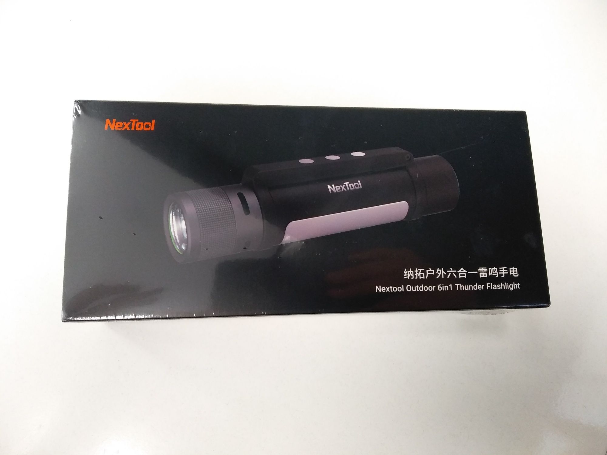 Фонарик, Ліхтарик Xiaomi NexTool 6 in 1 + Power Bank 2600 мАч. Black.