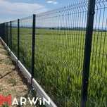 Ogrodzenie panelowe 3D, podmurówka betonowa architektoniczna transport