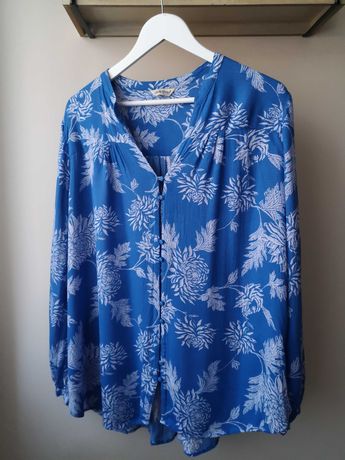 Niebieska wzorzysta bluzka Lucky Brand rozmiar 48/50