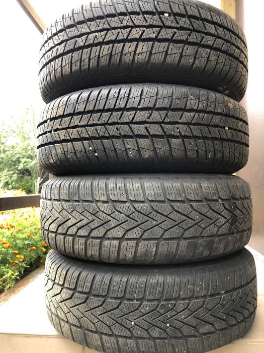 Продам б.у зимнюю резину Polaris с металлически дисками 195/65/R15