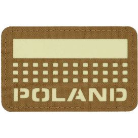 M-Tac Naszywka Patch Flaga Poland Laser Cut Coyote Luminate