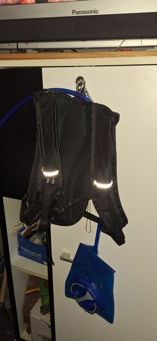 Plecak rowerowy z bidonem