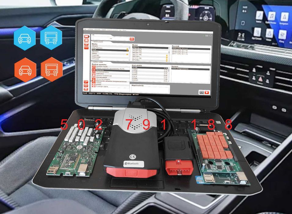 2025 Interfejs tester skaner głowica diagnostyczna multidiag pro+ plus