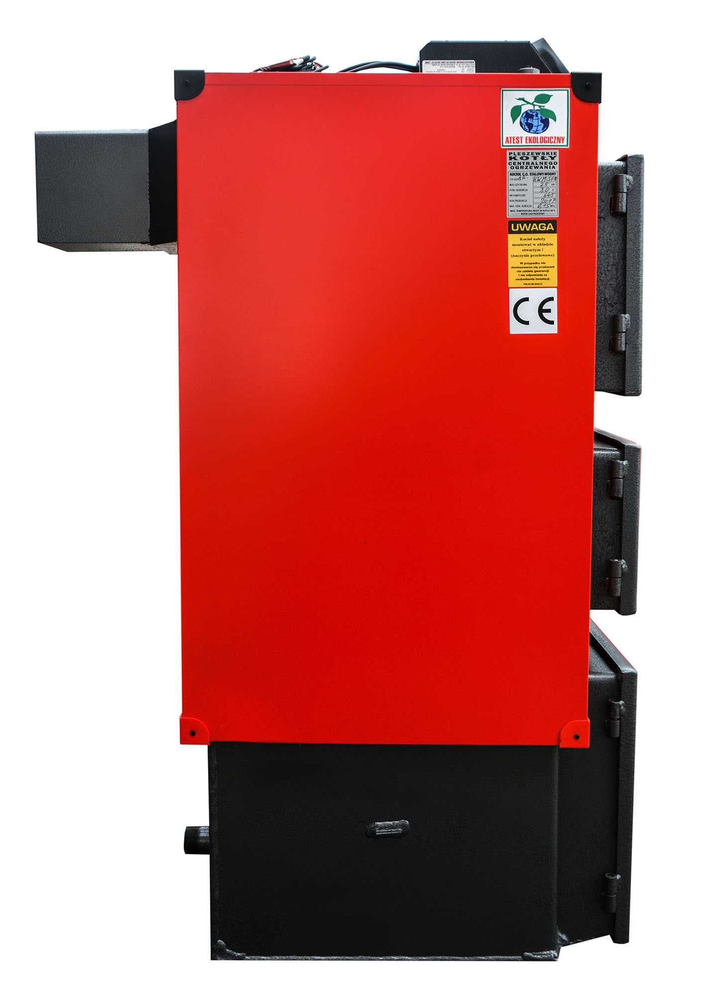 KOTŁY 25 kW do 250m2 Kocioł z PODAJNIKIEM Piec na EKOGROSZEK