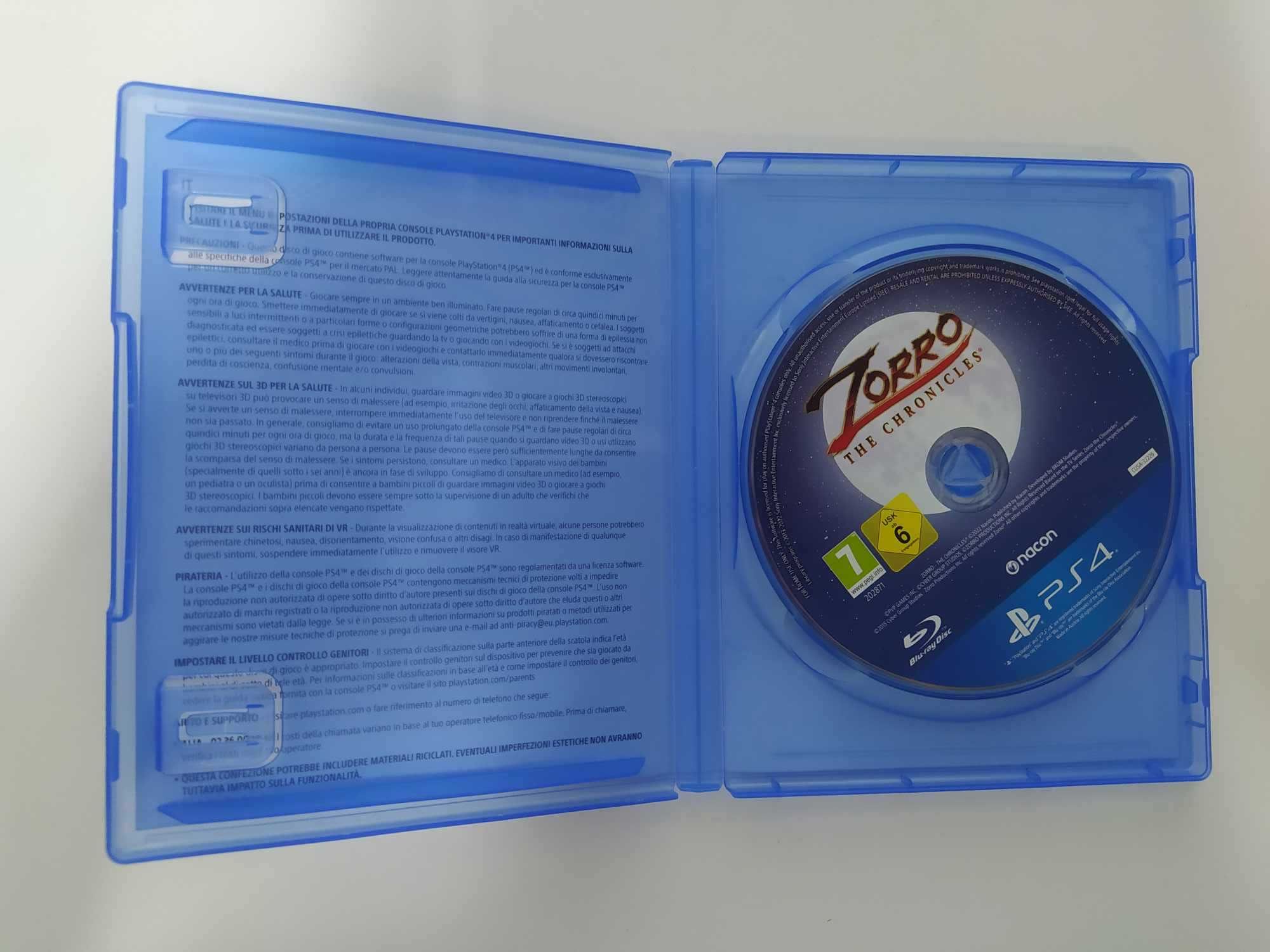 Zorro The Chronicles PS4