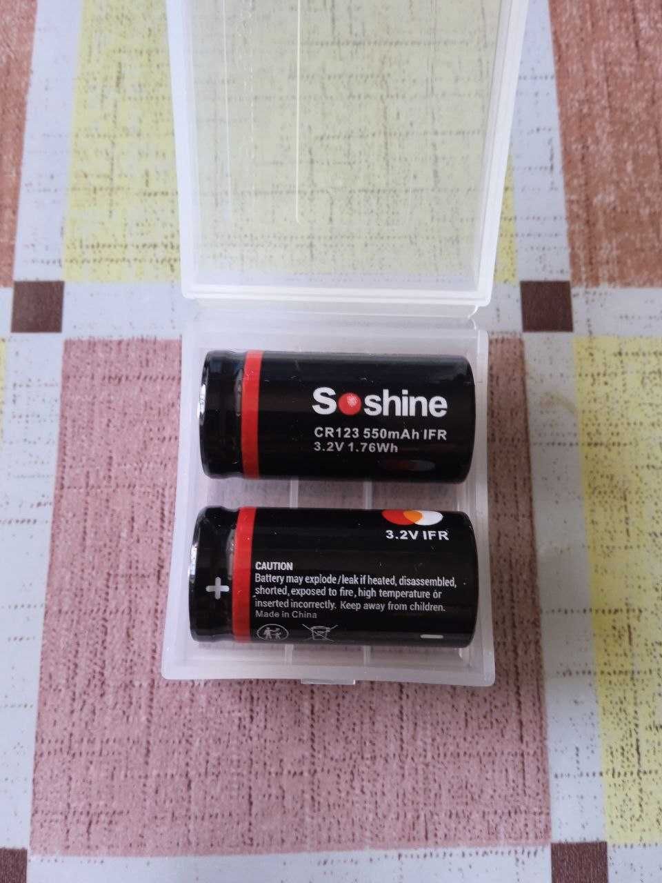 Комплект аккумуляторов Soshine на 3.0V и 3.2V (4 штуки)