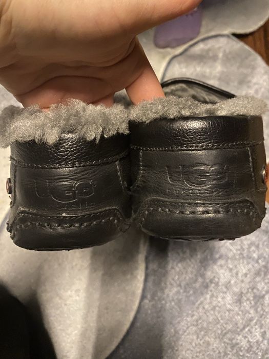 Кожані зимові  мокасини UGG 41 розмір