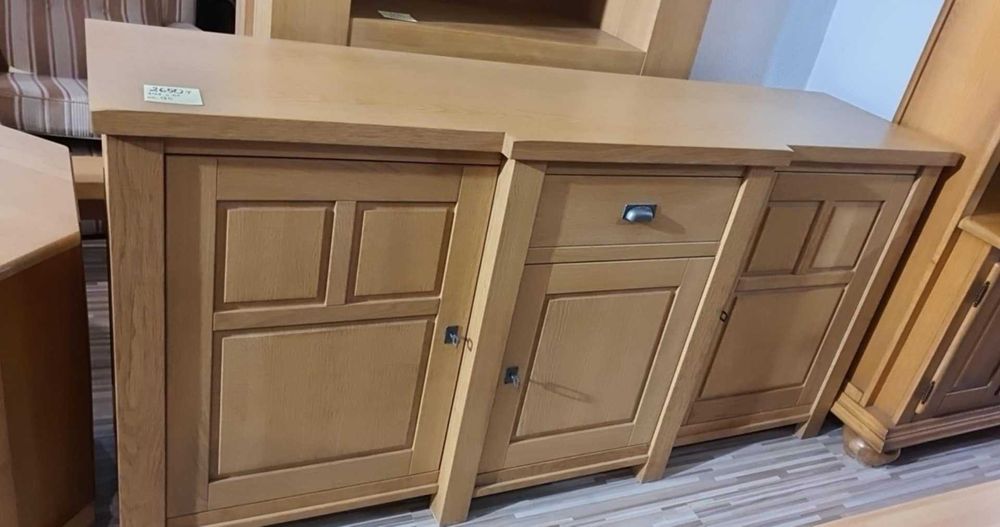 Komoda drewniana dębowa elegancka jasna holenderska masywna FV DOWÓZ