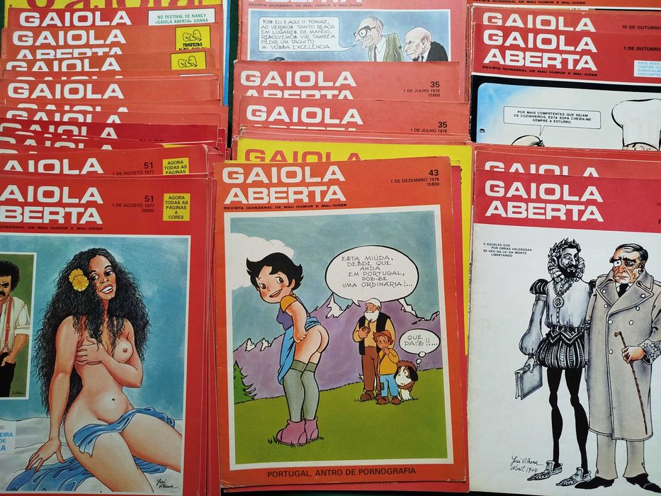 Revistas GAIOLA ABERTA de José Vilhena