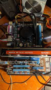 Комплект AM3. Плата + процессор. AMD Athlon II X3 + 4Gb DDR3