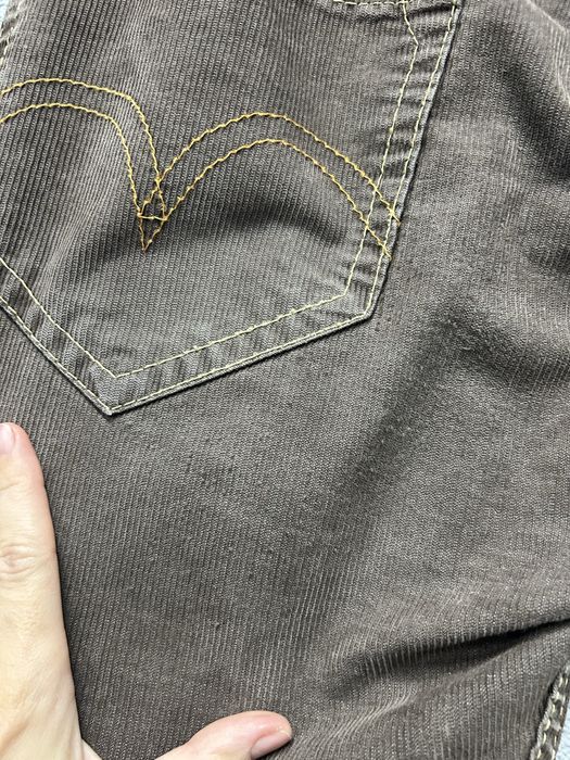 Штани джинси Levis 907 W34 L32 вельветові чоловічі