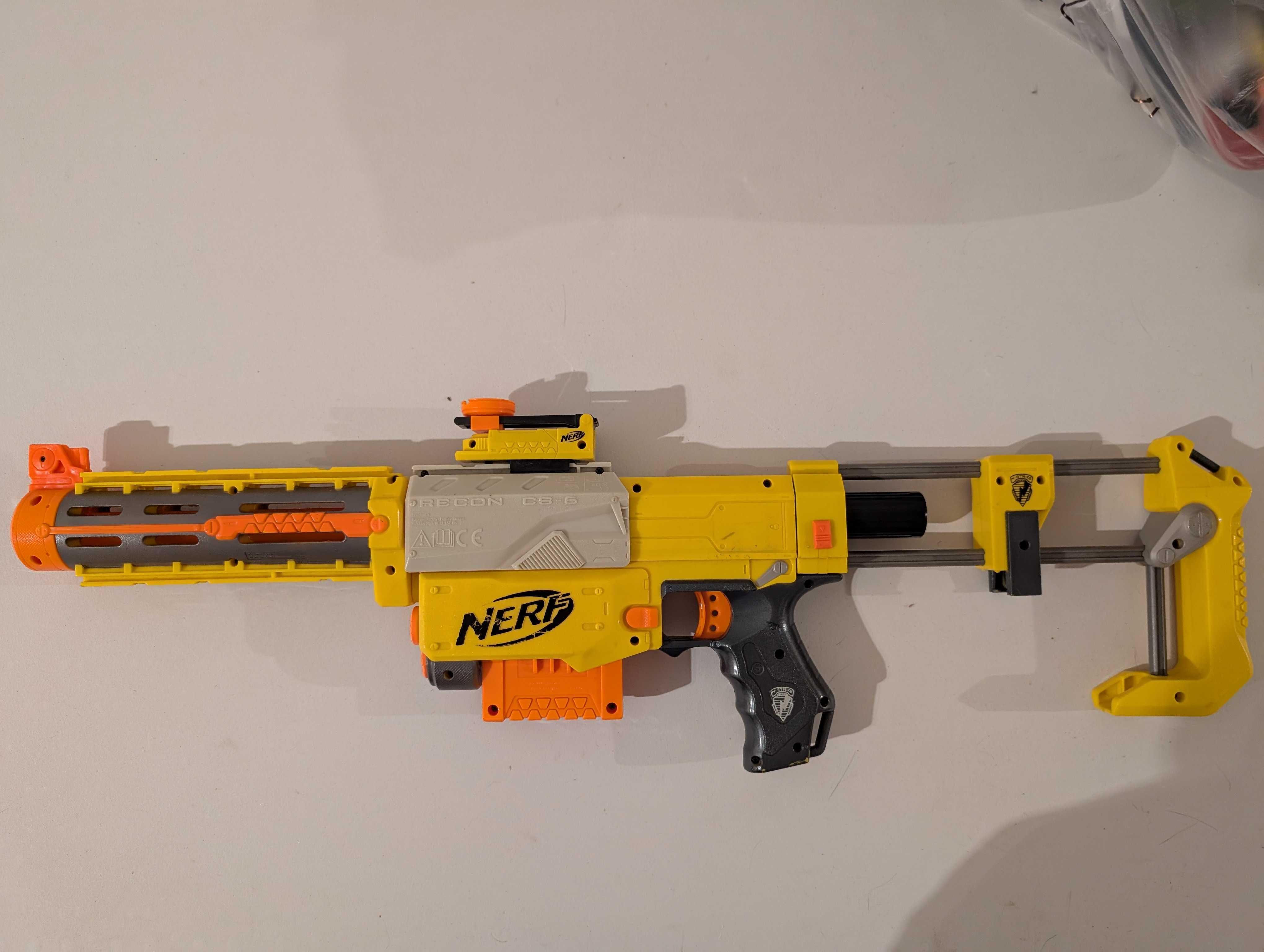Nerf Recon CS-6 – em bom estado + acessórios