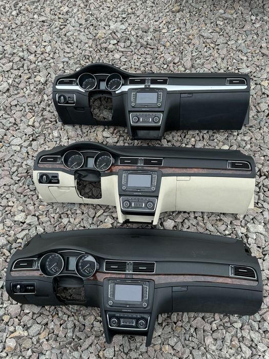 Торпеда Консоль Air bag Безпека  подушкиРемні Шкода Суперб 2 Superb2