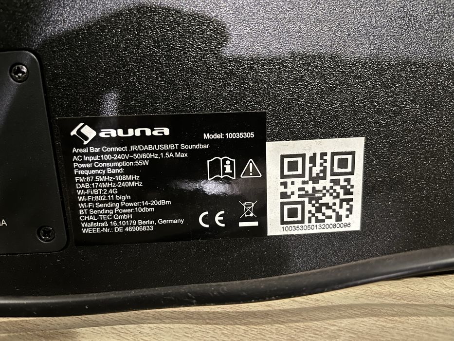 Саундбар AUNA з інтернет радіо