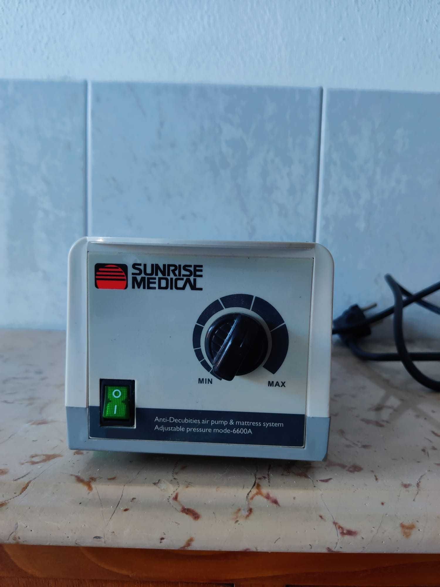 Compressor SUNRISE MEDICAL, para enchimento de colchão anti-escara.