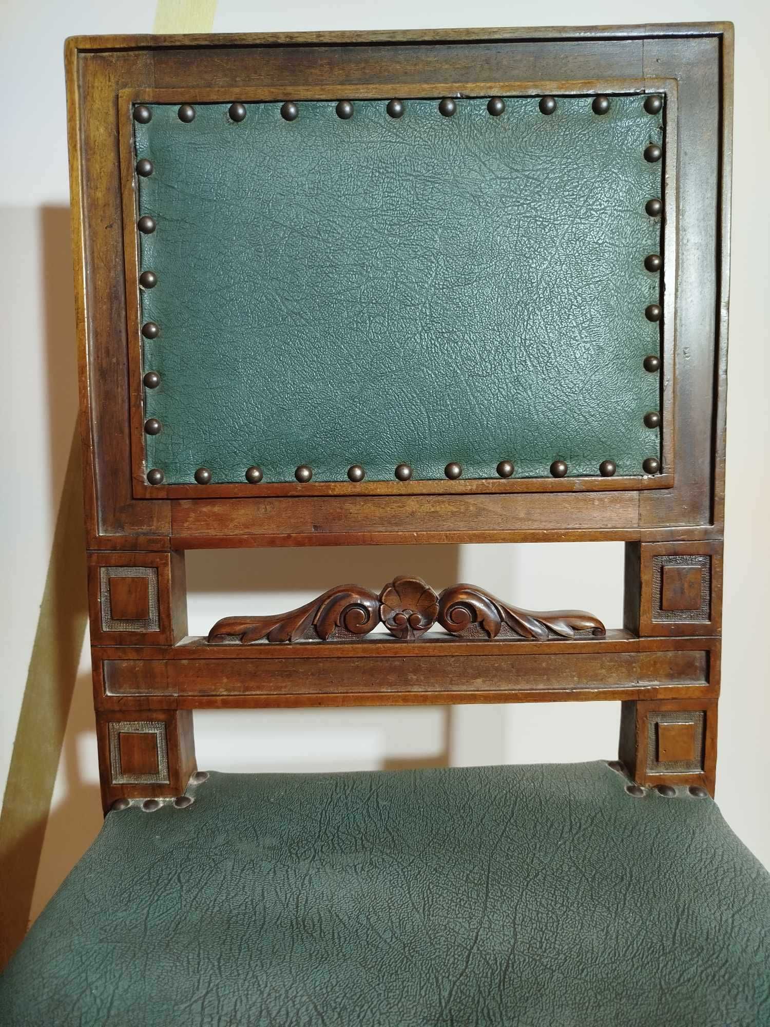 Stół dębowy, vintage, rzadki, stylowy + 6 krzeseł