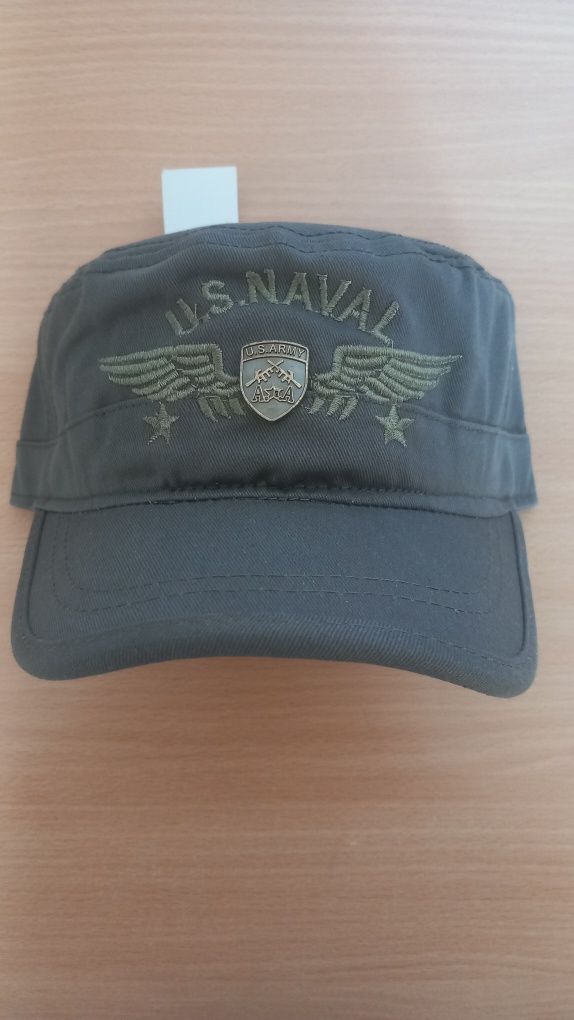 Czapka patrolówka*khaki*US Naval* r. uniwersalny* Nowa