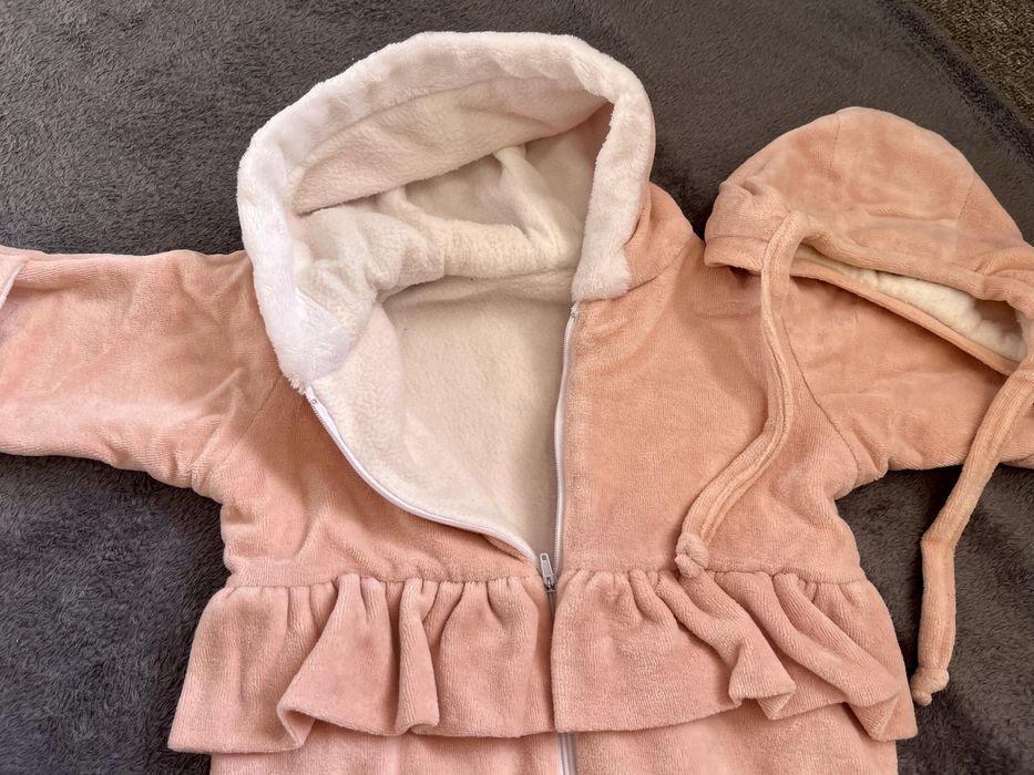 Комбінезон-конверт 0-3 міс, комплект на виписку для дівчинки