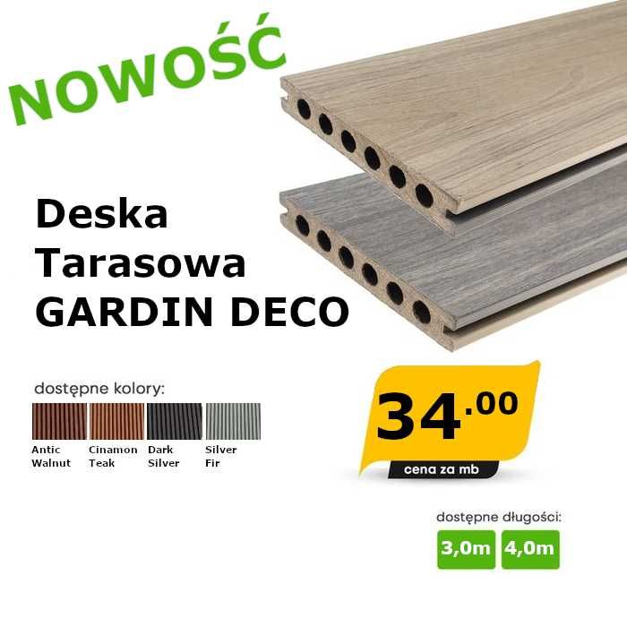 PROMOCJA SEZONOWA Deska tarasowa kompozytowa Gardin Deco