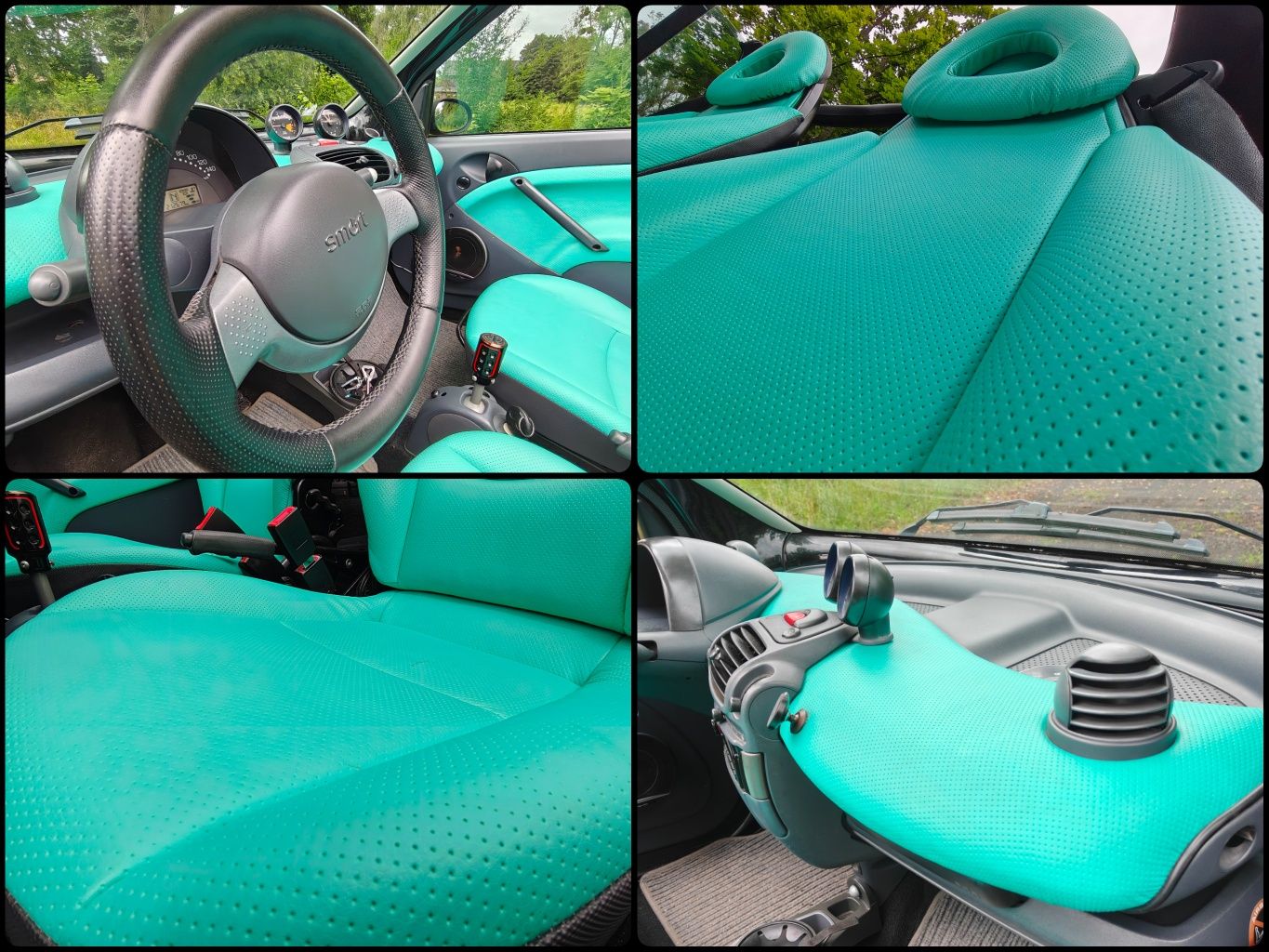 Smart Cabrio Klima NOWE Wnętrze
